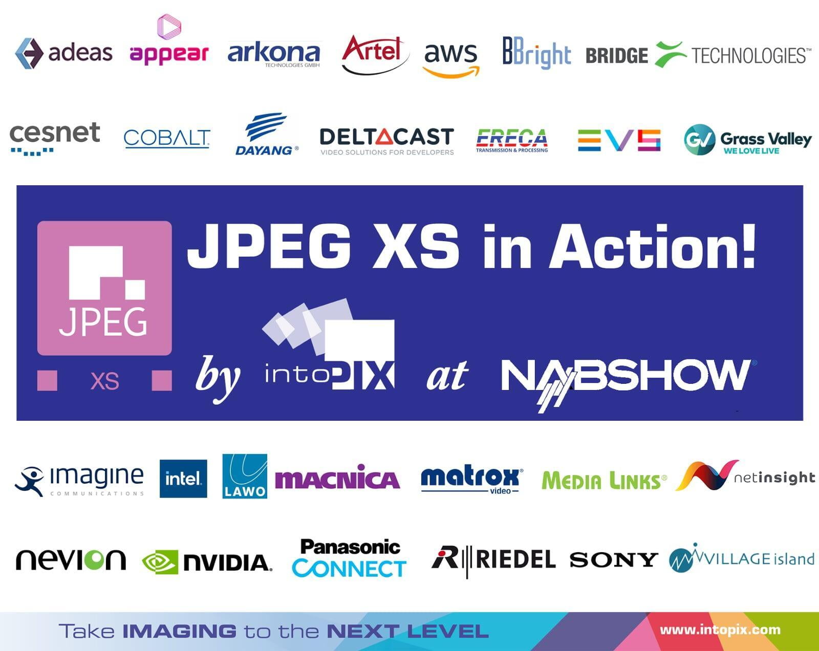 NAB2023에서 intoPIX의 특별한 전시회 "JPEG XS in Action"에서 놀랄 준비를 하십시오.